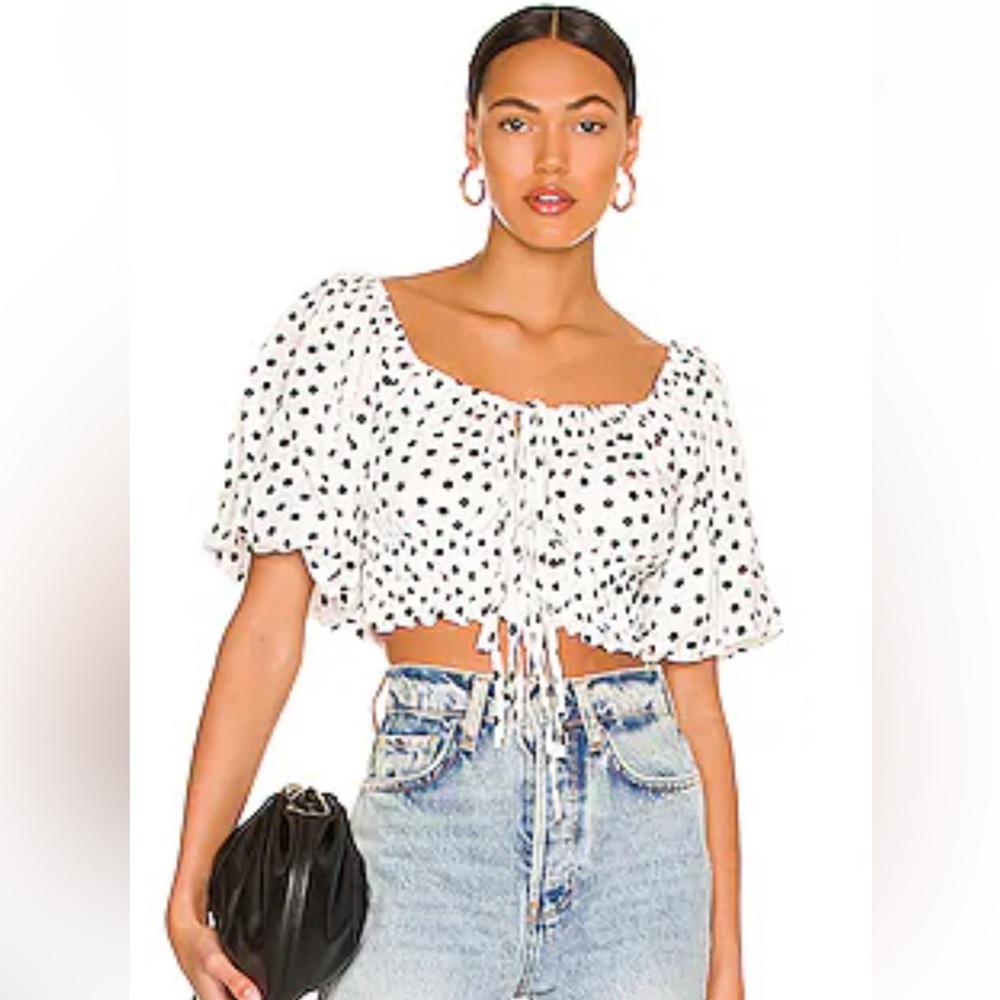EUC MINKPINK X Revolve Multicolor Crop Top